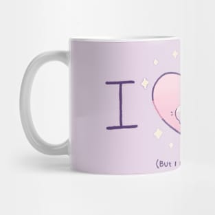 I love cats more Mug